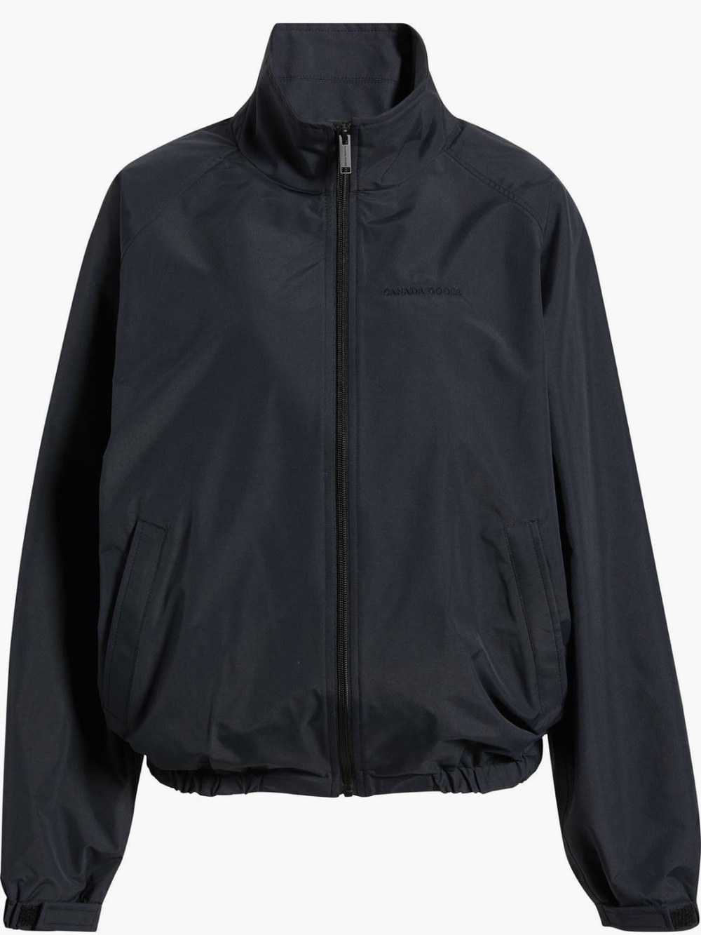 Canada Goose Black Zip-Front Lightweight Jacket